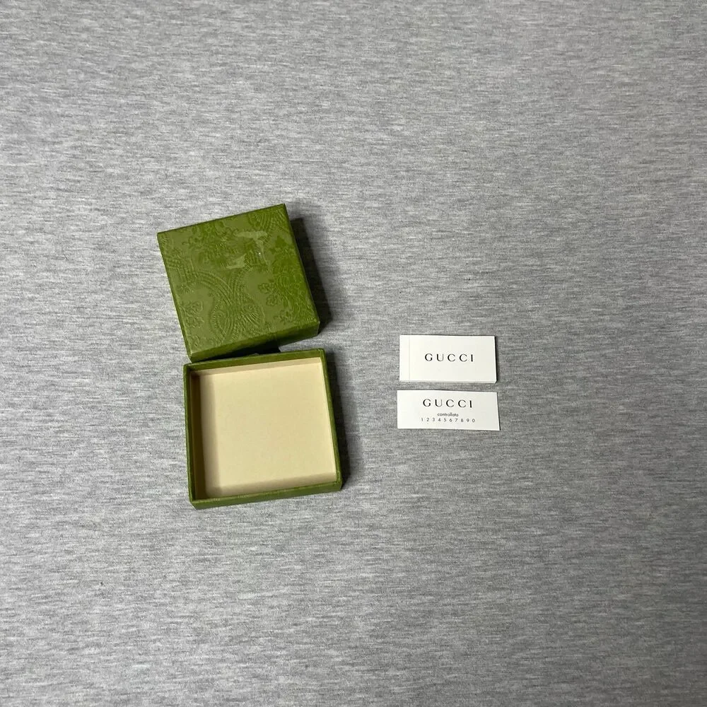 GUCCI Authentic 3”x3” Empty Jewelry Necklace & Bracelet Gift Box